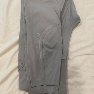 Lululemon Base Pace Reflective Leggings Size 10 Gray